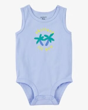 1S898910-ezgif.com-avif-to-jpg-converter Baby Chillest Lil Bro Sleeveless Bodysuit - Blue